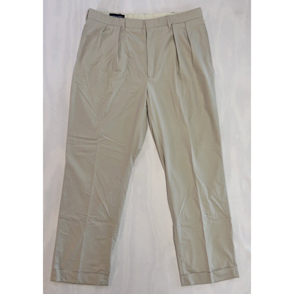 Polo Golf Ralph Lauren Pants Mens 38x32 Blue Golf Tailored Fit Stretch Preppy